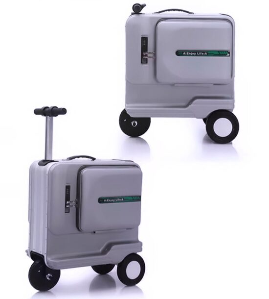 מזוודה חשמלית גדולה מגיע עם 2 בטריות 🛄⚡️